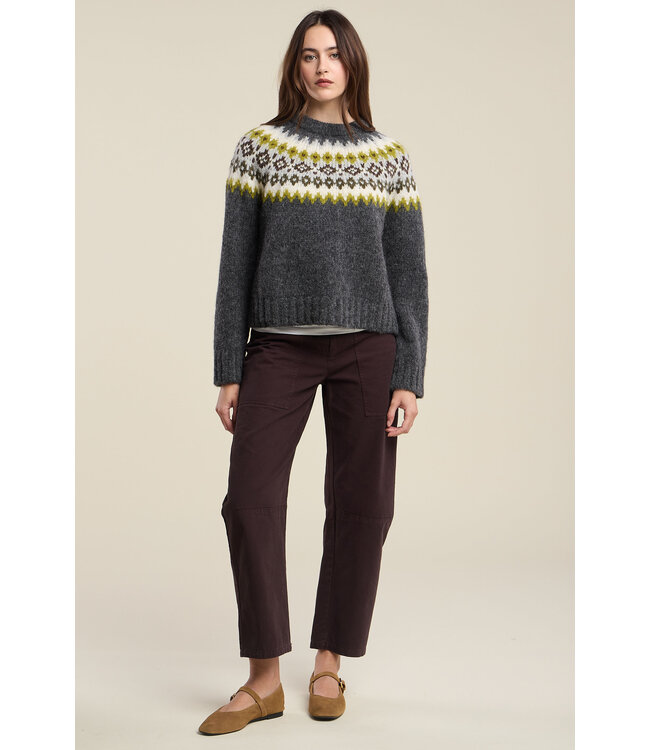 Velvet Edith Fair Isle sweater