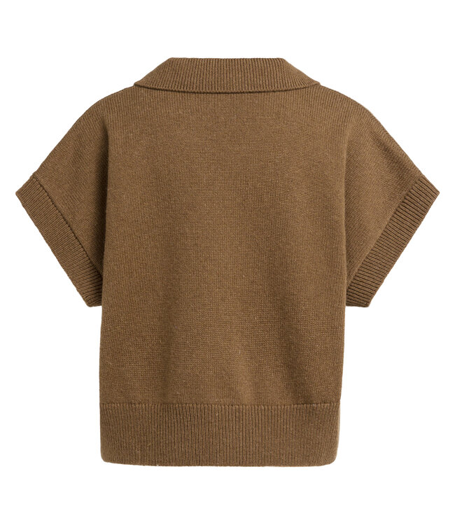 Yaya Knitted spencer w/collar