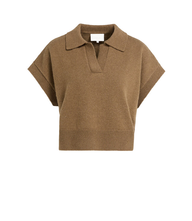 Yaya Knitted spencer w/collar