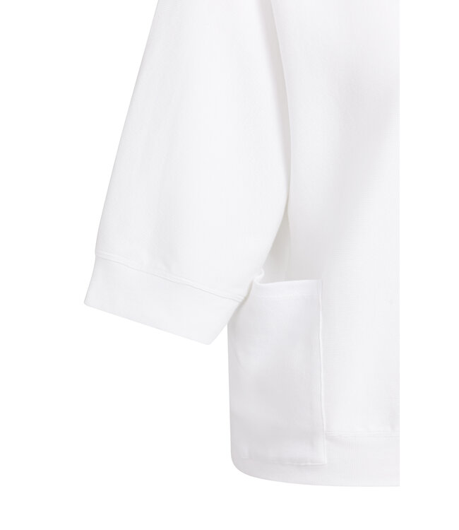 Yaya Short sleeve jersey rib top