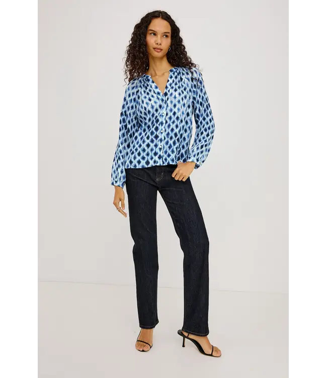 Rails Saint print l/s blouse