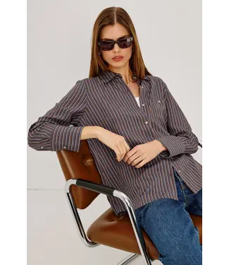Rails Beck stripe button down