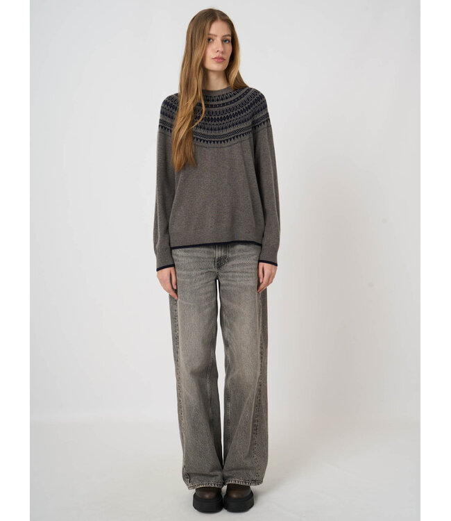 Repeat Wool/cashmere knitted pullover