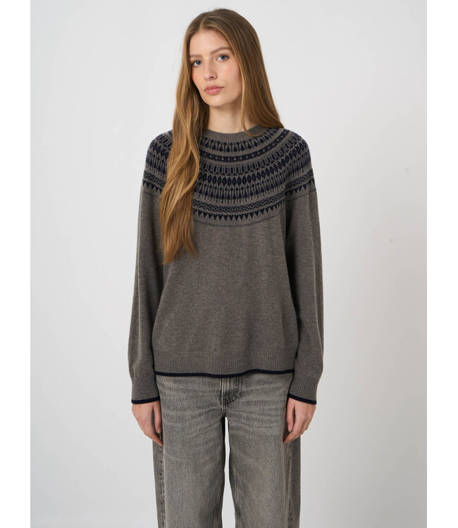 Repeat Wool/cashmere knitted pullover