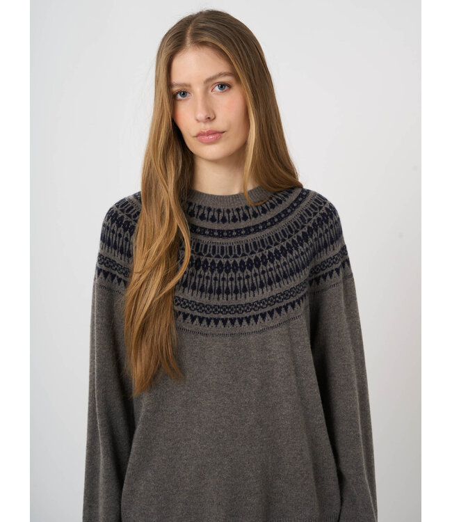 Repeat Wool/cashmere knitted pullover
