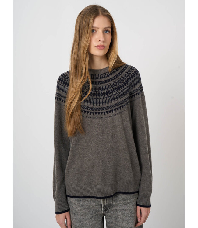 Repeat Wool/cashmere knitted pullover