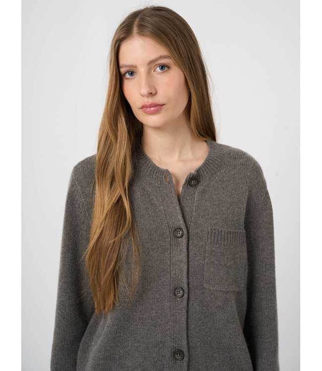 Repeat Wool/cashmere knitted cardigan