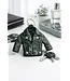 Mauritius Leather jacket keychain
