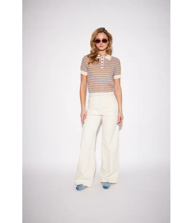 John & Jenn Roland short sleeve sweater