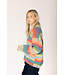Lyla + Luxe Abba novelty stripe sweater