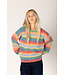Lyla + Luxe Abba novelty stripe sweater