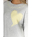Lyla + Luxe Heart crew sweater