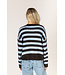 Lyla + Luxe Jessie heart stripe sweater