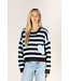 Lyla + Luxe Jessie heart stripe sweater