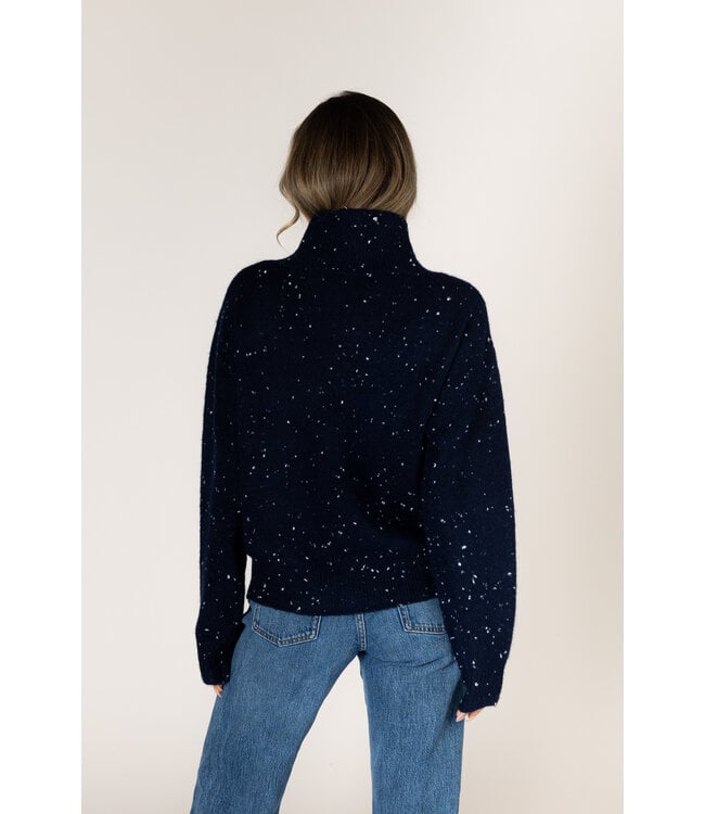 Lyla + Luxe Macy heart fleck sweater