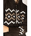 Lyla + Luxe Ranch fairisle zip hoodie