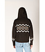 Lyla + Luxe Ranch fairisle zip hoodie