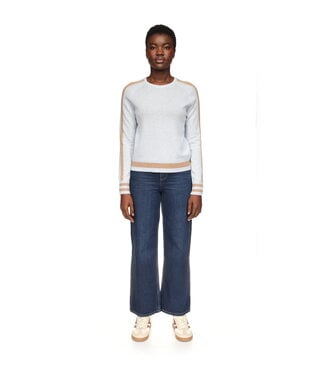 Brodie Cathy sleeve stripe crew