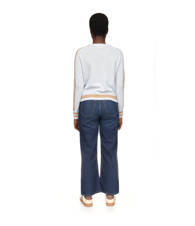 Brodie Cathy sleeve stripe crew