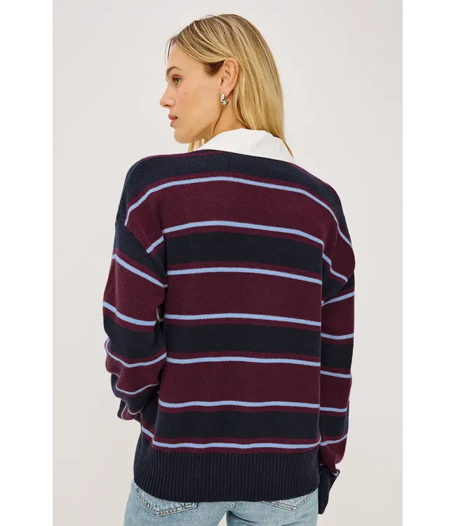 Rails Paxton rugby style knit sweater