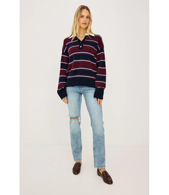 Rails Paxton rugby style knit sweater