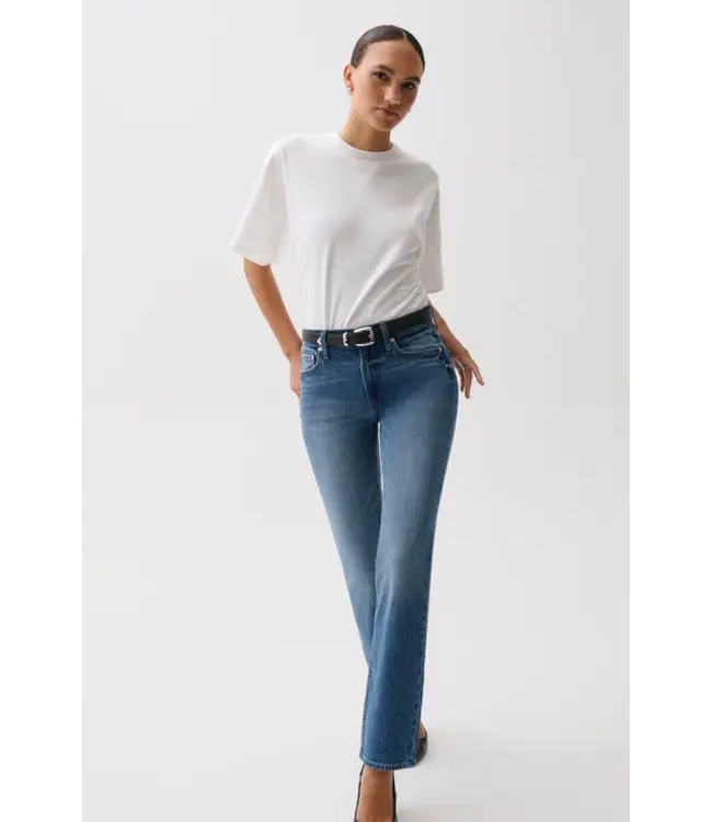 Pistola Aleks mid rise straight leg jean