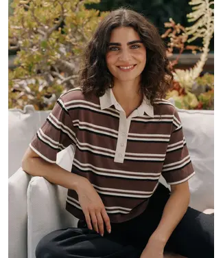 Bella Dahl Crop polo tee