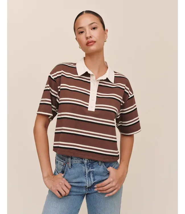 Bella Dahl Crop polo tee