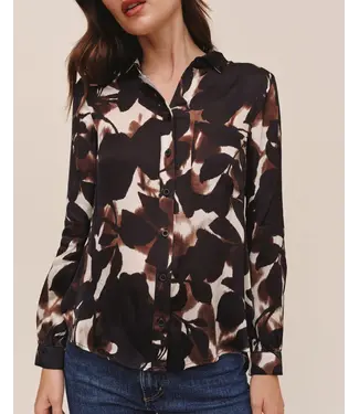 Bella Dahl LS round hem button down