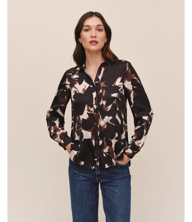 Bella Dahl LS round hem button down