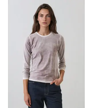 Patrick Assaraf Long sleeve pima classic crew
