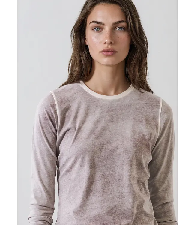Patrick Assaraf Long sleeve pima classic crew