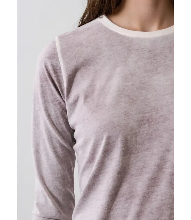 Patrick Assaraf Long sleeve pima classic crew