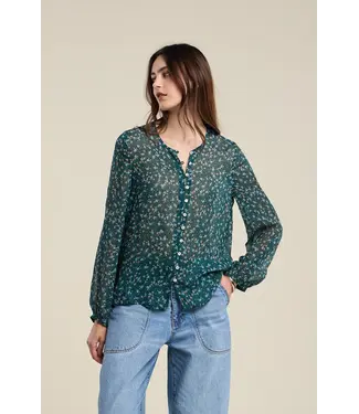 Velvet Aisha flora print top