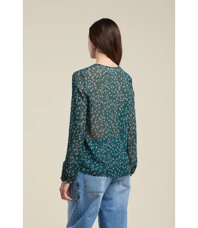 Velvet Aisha flora print top