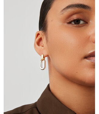 Jenny Bird Puffy detachable link two tone