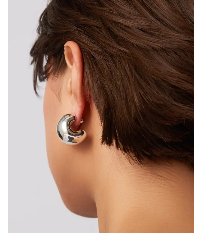 Jenny Bird Gemma hoops silver