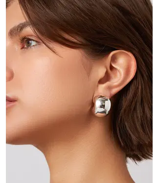 Jenny Bird Gemma hoops silver