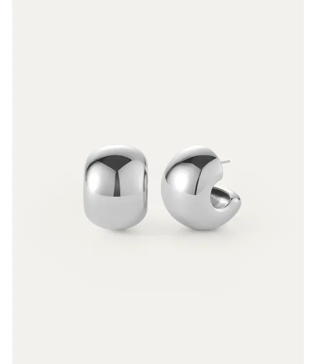 Jenny Bird Gemma hoops silver