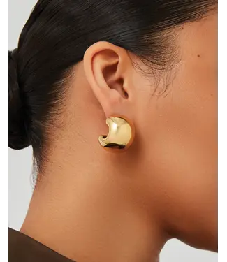 Jenny Bird Gemma hoops gold