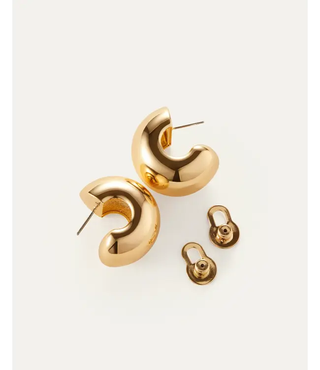 Jenny Bird Gemma hoops gold
