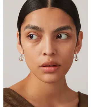 Jenny Bird Colette hoops silver