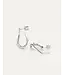 Jenny Bird Colette hoops silver