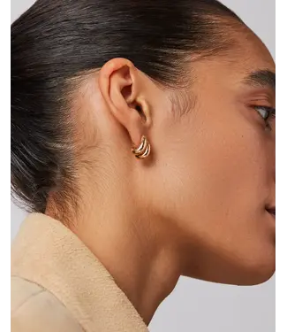 Jenny Bird Mini Florence earrings gold