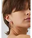 Jenny Bird Icon hoops small rhodium