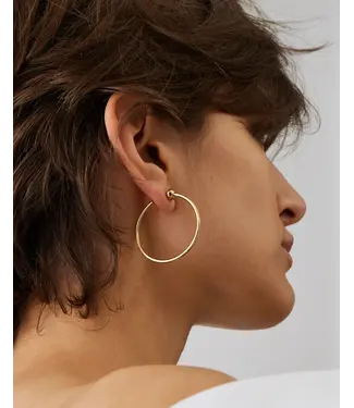 Jenny Bird Icon hoops gold