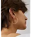 Jenny Bird Icon hoops gold