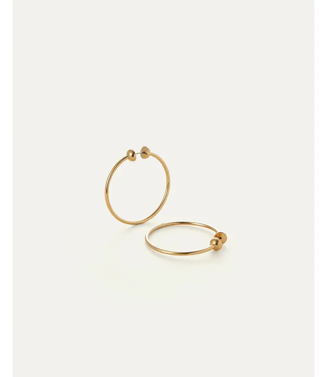Jenny Bird Icon hoops gold