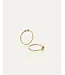 Jenny Bird Icon hoops gold