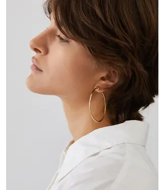 Jenny Bird Icon Hoops medium gold